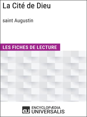 cover image of La Cité de Dieu de Saint Augustin